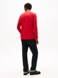 Red Graphic Jersey Long Sleeve T-Shirt  Men