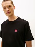 Black Tonal Logo Relaxed Fit T-Shirt  Men