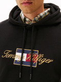 Μαύρο Hoodie Με Icon Gold Λογότυπο  Άνδρες
