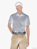 Blue Regular Fit Concealed Placket Polo Shirt  Men