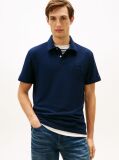 Blue Regular Fit Logo Polo Shirt  Men