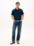 Blue Regular Fit Logo Polo Shirt  Men