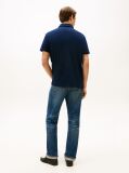 Blue Regular Fit Logo Polo Shirt  Men