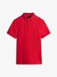 Red Regular Fit Concealed Plaquet Polo Shirt  Men
