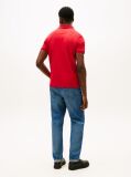 Red Regular Fit Concealed Plaquet Polo Shirt  Men