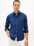 Blue Regular Fit Dobby Shirt  Men