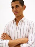 Multi Regular Fit Logo Pinstripe Jacquard Shirt  Men