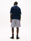 Blue The Runway Collection Regular Mesh Polo Shirt  Men