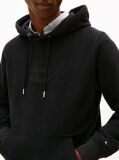 Μαύρο Βαμβακερό Hoody  Άνδρες