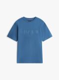 Blue Logo Embroidery Relaxed Crew Neck T-Shirt  Men