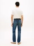 Blue Whiskered Regular Straight Leg Jeans  Men