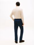 Blue Harlem Interlock Knit Pique Tapered Leg Trousers  Men