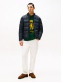 Blue Mid Weight Stand Collar Jacket  Men