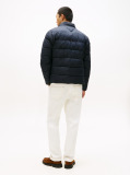 Blue Mid Weight Stand Collar Jacket  Men