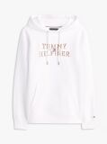 White Logo Graphic Hoody  Men