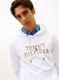 White Logo Graphic Hoody  Men