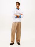White Logo Graphic Hoody  Men