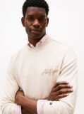 Beige Logo Crew Neck Sweatshirt  Men