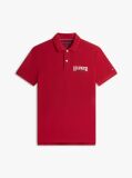 Red Regular Fit Heritage Logo Polo Shirt  Men