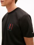Μαύρο Performance T-Shirt Με Κεντητό Λογότυπο  Άνδρες