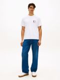 White This T-shirt is made from performance stretch Pima cotton and given an extra tactile touch by the embossed logo.  Men