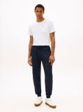 Blue TH Crest Embroidery Cuffed Leg Joggers  Men