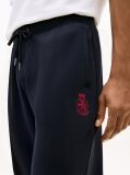 Blue TH Crest Embroidery Cuffed Leg Joggers  Men