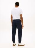 Blue TH Crest Embroidery Cuffed Leg Joggers  Men