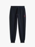 Blue TH Crest Embroidery Cuffed Leg Joggers  Men