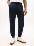Blue TH Crest Embroidery Cuffed Leg Joggers  Men