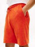 Orange Flag Embroidery Towelling Sweat Shorts  Men