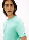 Blue Logo Embroidery Jersey T-Shirt  Men