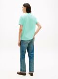 Blue Logo Embroidery Jersey T-Shirt  Men
