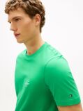 Green Logo Embroidery Jersey T-Shirt  Men
