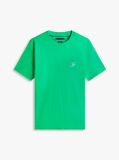 Green Logo Embroidery Jersey T-Shirt  Men