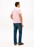 Pink Logo Embroidery Jersey T-Shirt  Men
