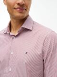 Red Slim Fit Stripe Shirt  Men