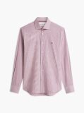 Red Slim Fit Stripe Shirt  Men