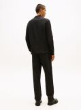 Black Performance Zip Polo Shirt  Men