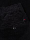 Black Dover Regular Straight Elasticated Corduroy Chinos  Men