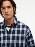 Blue Regular Fit Check Shirt  Men