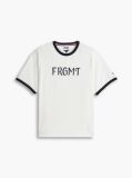 Μπεζ Άνετο Βαμβακερό T-Shirt  Άνδρες