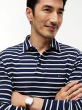 Multi Regular Waffle Long Sleeve Polo Shirt  Men