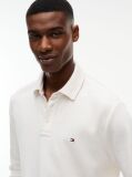 Beige Regular Waffle Long Sleeve Polo Shirt  Men