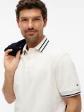 Beige Relaxed Fit Foulard Jacquard Polo Shirt  Men