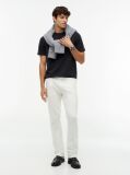 Μαύρο Performance Flex Βαμβακερό T-Shirt  Άνδρες