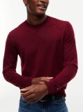 Red New York Label Pure Wool Jumper  Men