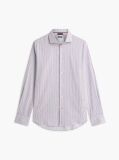 Multi New York Label Slim Fit Flex Collar Shirt  Men
