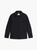 Black Packable Lightweight Shirt Jacket  Men