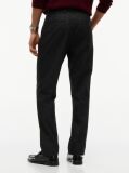 Black Denton Brushed Marl Straight Chinos  Men